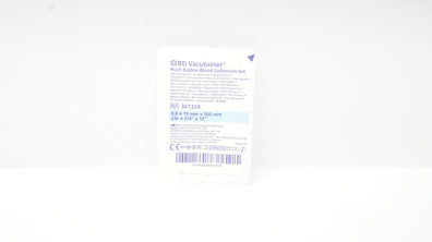 BD 367324 Vacutainer Push Button Blood Collection Set 23G x 3/4inch x 12inch